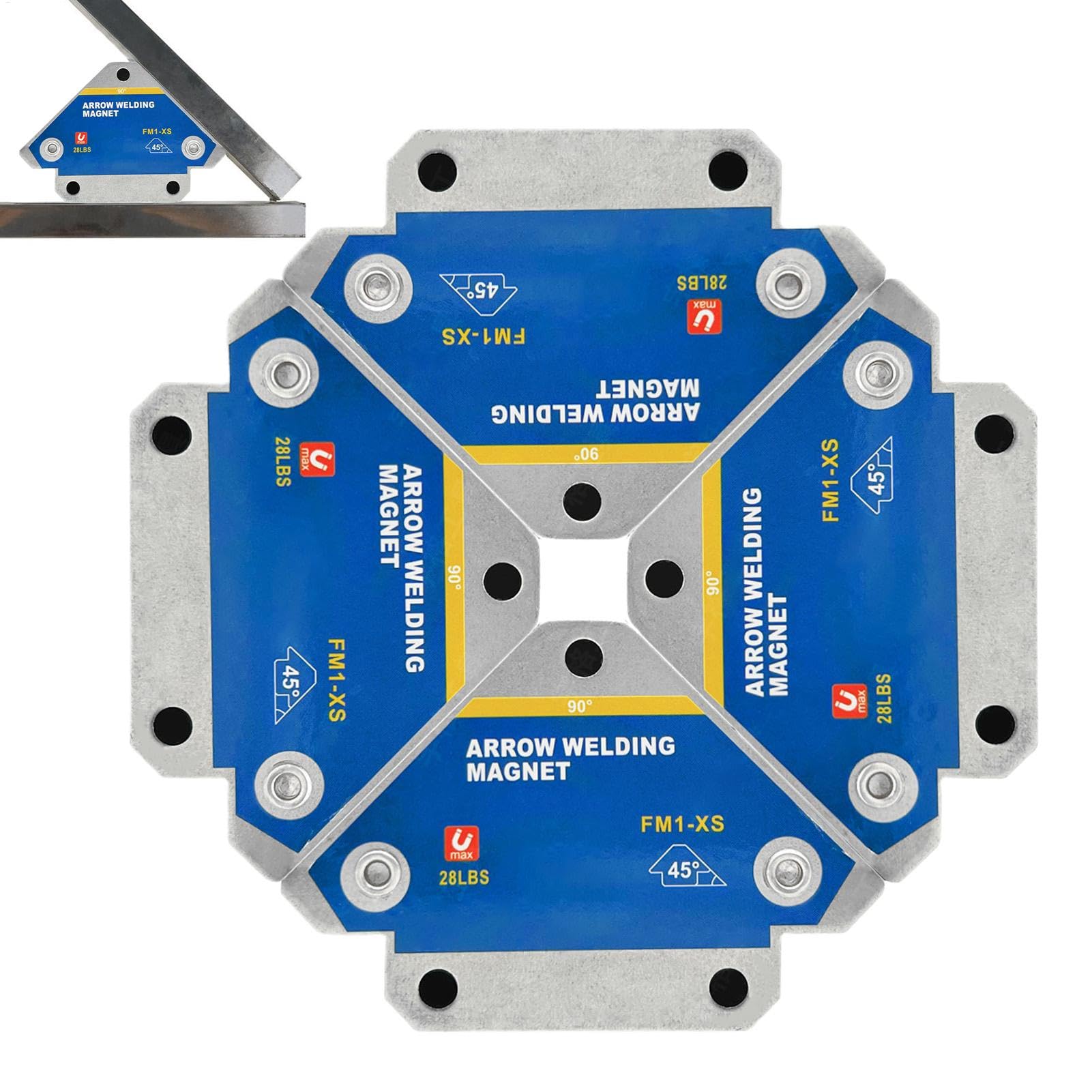 Positionneur de soudage magnétique et kit de support d'angle pour la suspension - 8