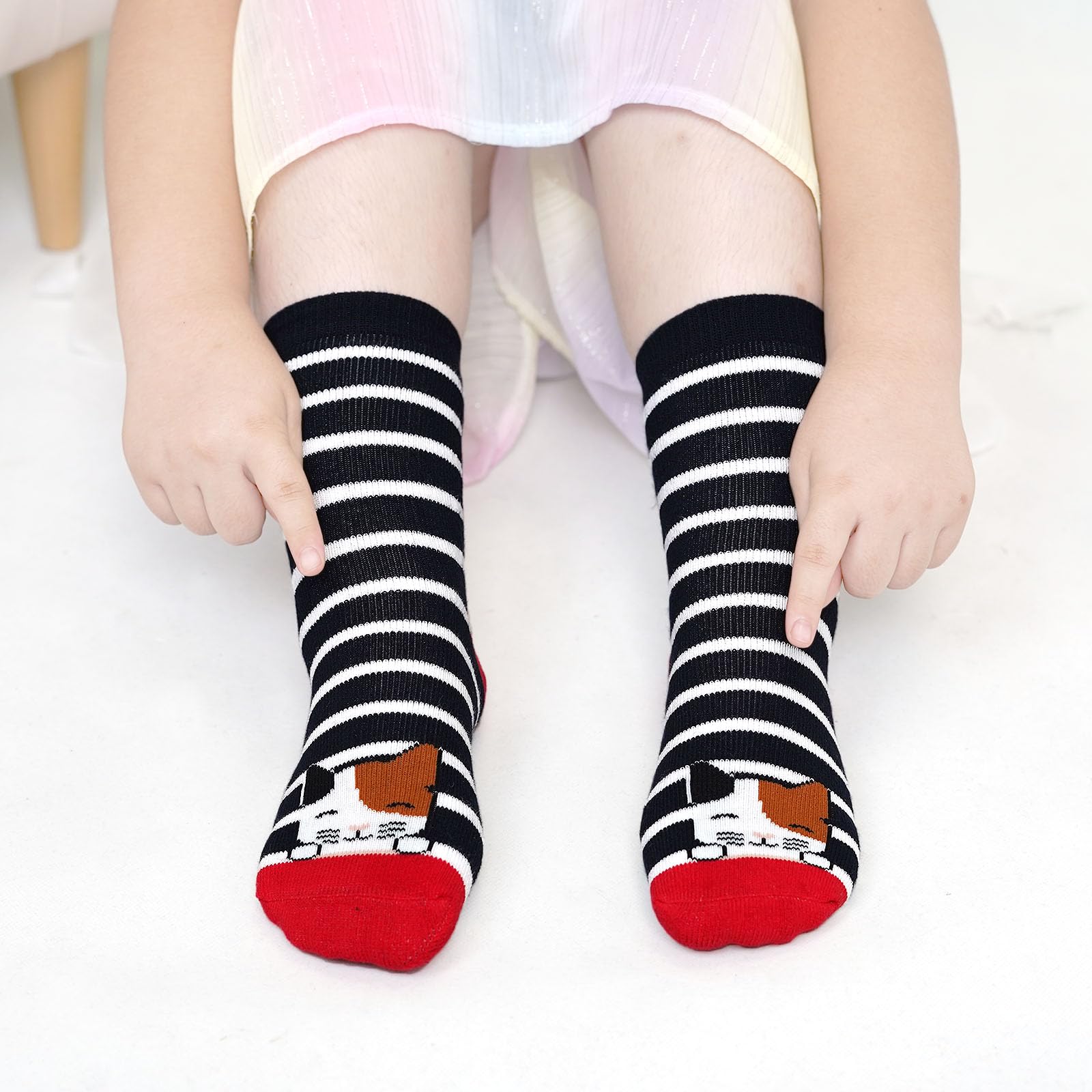 PUTUO Calzini Bambina Calze Invernali: Calze Termiche in Cotone per Bimba - Calzini Caldo Inverno per Bambini 2-11 anni