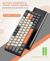 YINDIAO K68 60% Vezeték Nélküli Mechanikus Gaming Billentyűzet, Bluetooth 5.0/2.4GHz, 68 Gombos Kompakt Mini Billentyűzet Hot Swap Funkcióva 8