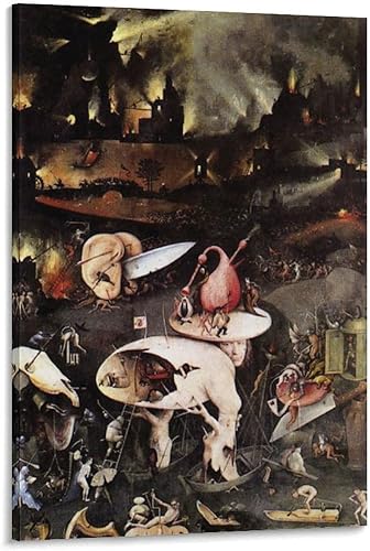 Hieronymus Boschs Placard The Garden of Earthly Delights Detail(35.1) Posters Art Print Wall Photo Paint Poster Hanging Picture Family Bedroom Decor