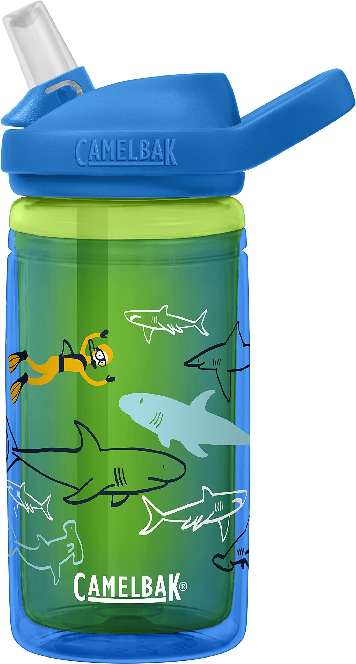 Eddy+ Kids Insulated 14Oz, Scuba Sharks 14Oz, Sunset, 2283401040, L