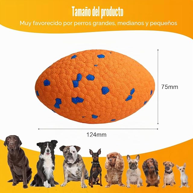Foto 2 de 7 de GREATRICH Pelota Perro, Balón de Pelotas para Perros, Juguetes para Perros, Dog Toys