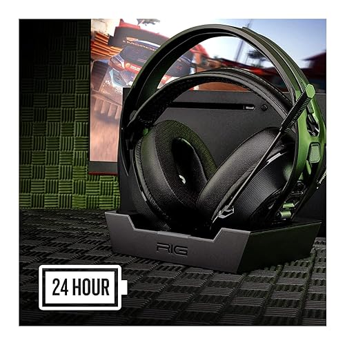 Vista 8 de RIG 800 PRO HX Auriculares inalámbricos para gaming con estación base multifunción con licencia oficial para Xbox Series XS, Xbox One, PC