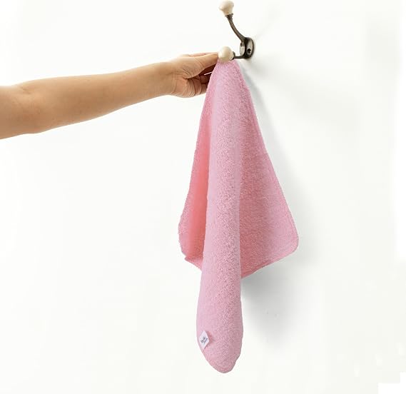 Terry Washcloths 12x12 Inches Pack of 10 Multicolor Highly Absorbent, Soft Feel and Multipurpose Cotton Wash Cloths for Everyday Use