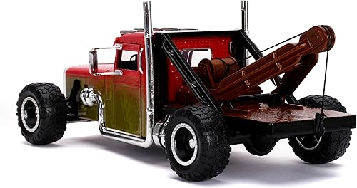 Miniatura 5 de Jada Fast & Furious Presents: Hobbs & Shaw Hobbs 1:24 Custom Peterbilt Truck Coche fundido a presión, juguetes para niños y adultos