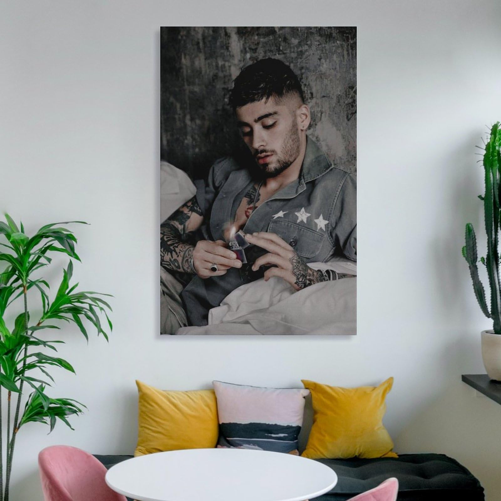 Poster Zayn Malik Sur Toile - Décoration Murale Esthétique 30x45 Cm Pour Salon, Chambre, Bureau