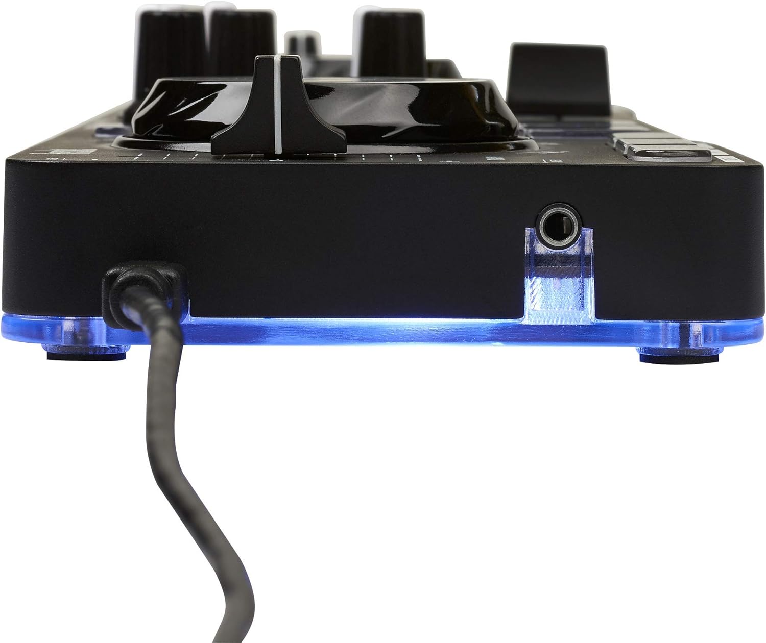 Hercules DJControl Starlight | Pocket USB DJ Controller with Serato DJ Lite, touch-sensitive jog wheels, built-in sound card and built-in light show (Renewed)