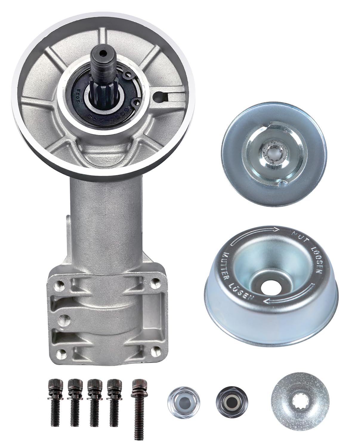 Głowica przekładni trymera / zespół głowicy skrzyni biegów pasuje do Stihl FS56RC FS70R FS91R FS94R FS111R FS131 FS131R FS56 RC trymer strunowy i kosa szczotkowa - zastępuje część nr 4180-640‑0114
