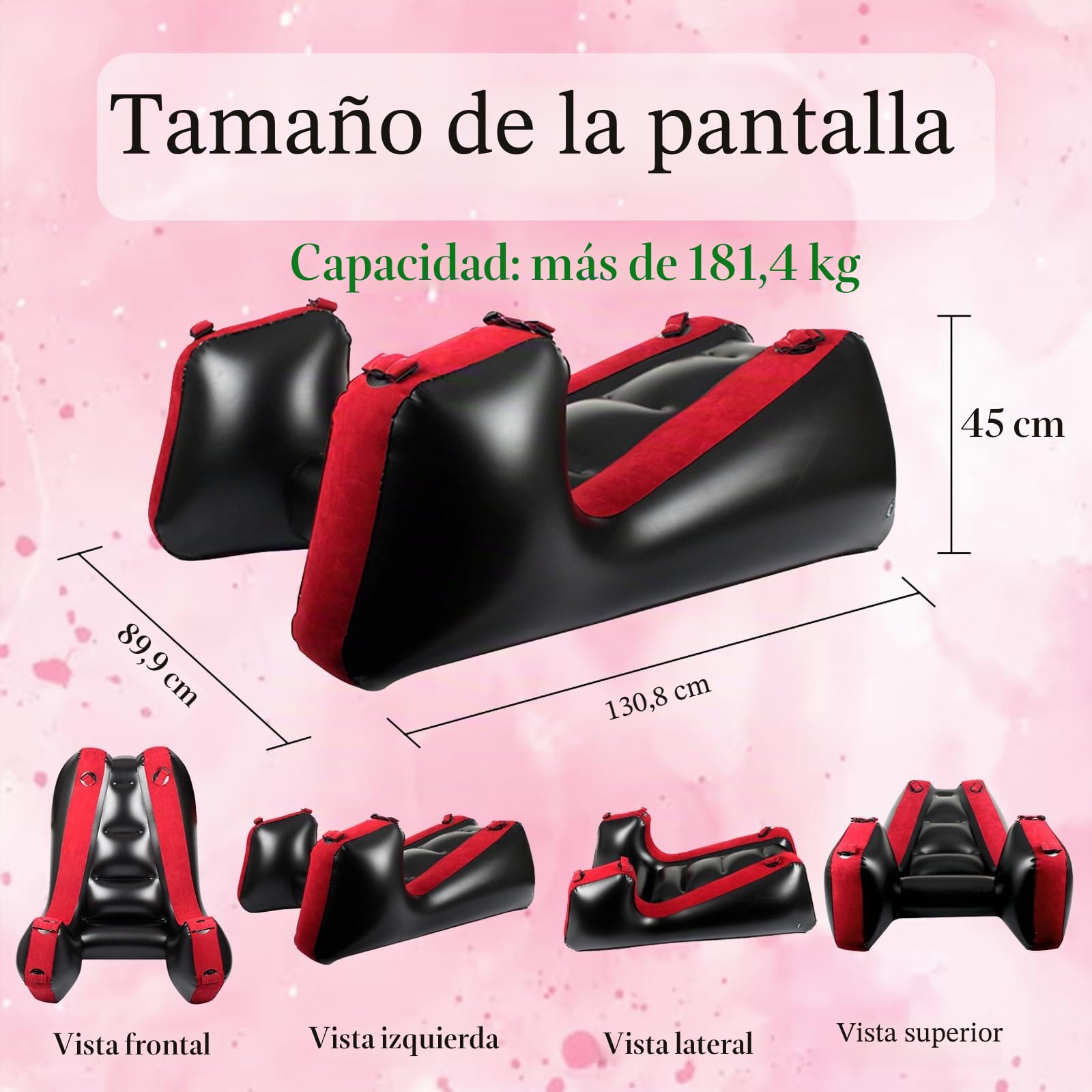 Sofá sexual almohada de muebles sexuales BDSM juguetes sexuales cojín inflable para parejas soporte de posición sexual rampas multifuncionales