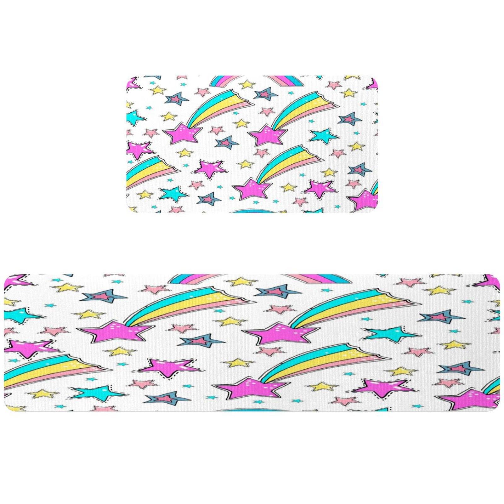 Alfombrillas de cocina de gran absorción juego de dos alfombras lavables con base antideslizante