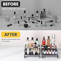 Vista 5 de Elevadores de exhibición de acrílico negro WEITELAI, 6 piezas de elevadores acrílicos para exhibición de postres de comida, cupcakes, joyería