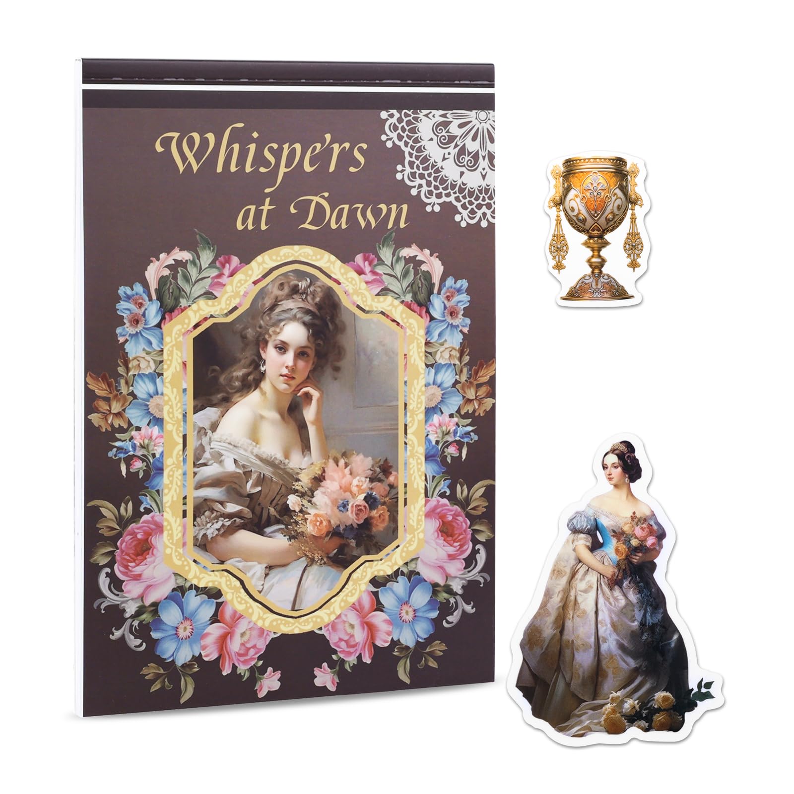 Amazon.com: Dizdkizd Victorian Pre-Cut Scrapbook Sticker