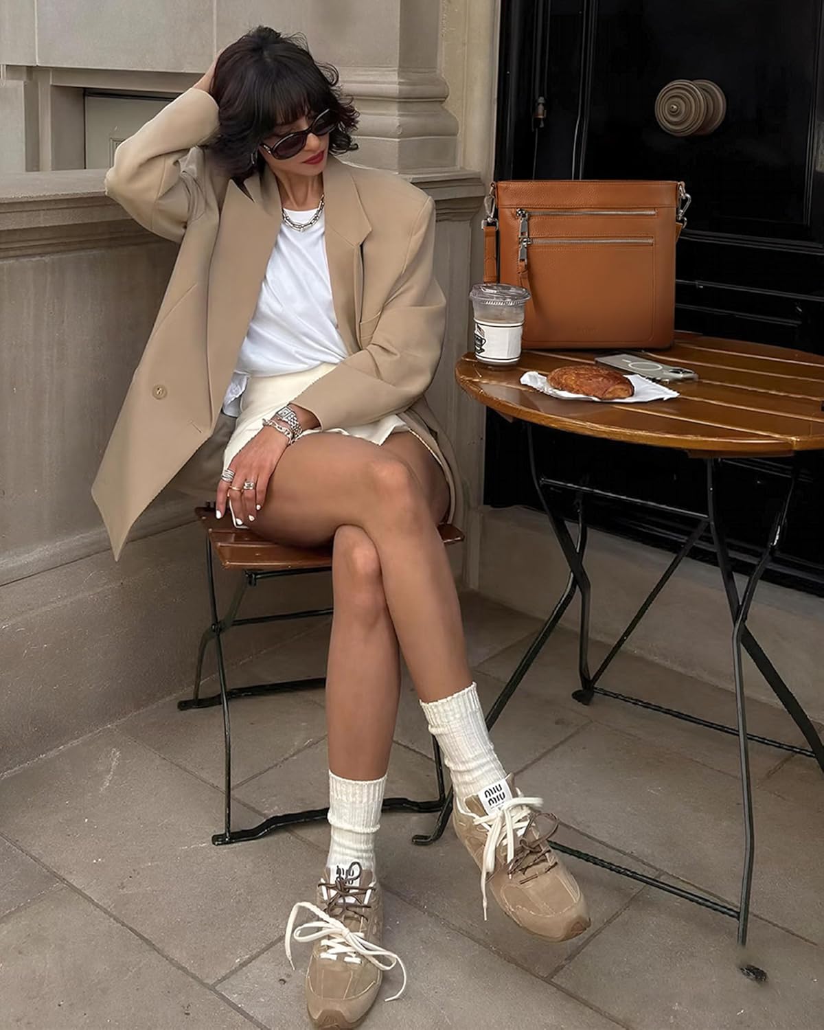 befen Genuine Leather Crossbody Hobo Purse for Women Soft Lightweight Leather Handbags with 2 Removable Straps - Image 2