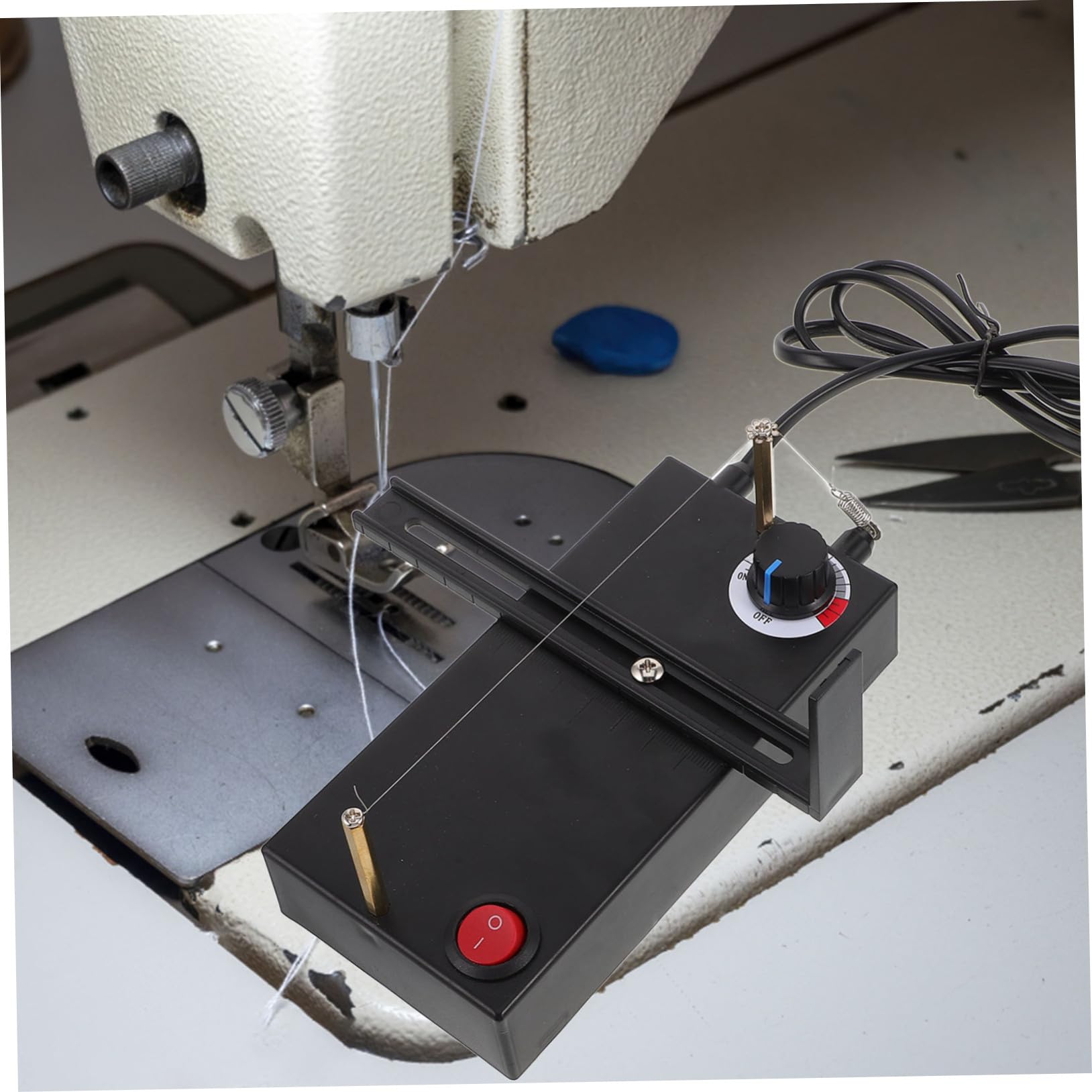 Cortador Eléctrico de Cinta Caliente - Ajustable Máquina de Portátil para Manualidades de Cuerda DIY Herramienta de y Segura para Cintas y Bandas Elásticas
