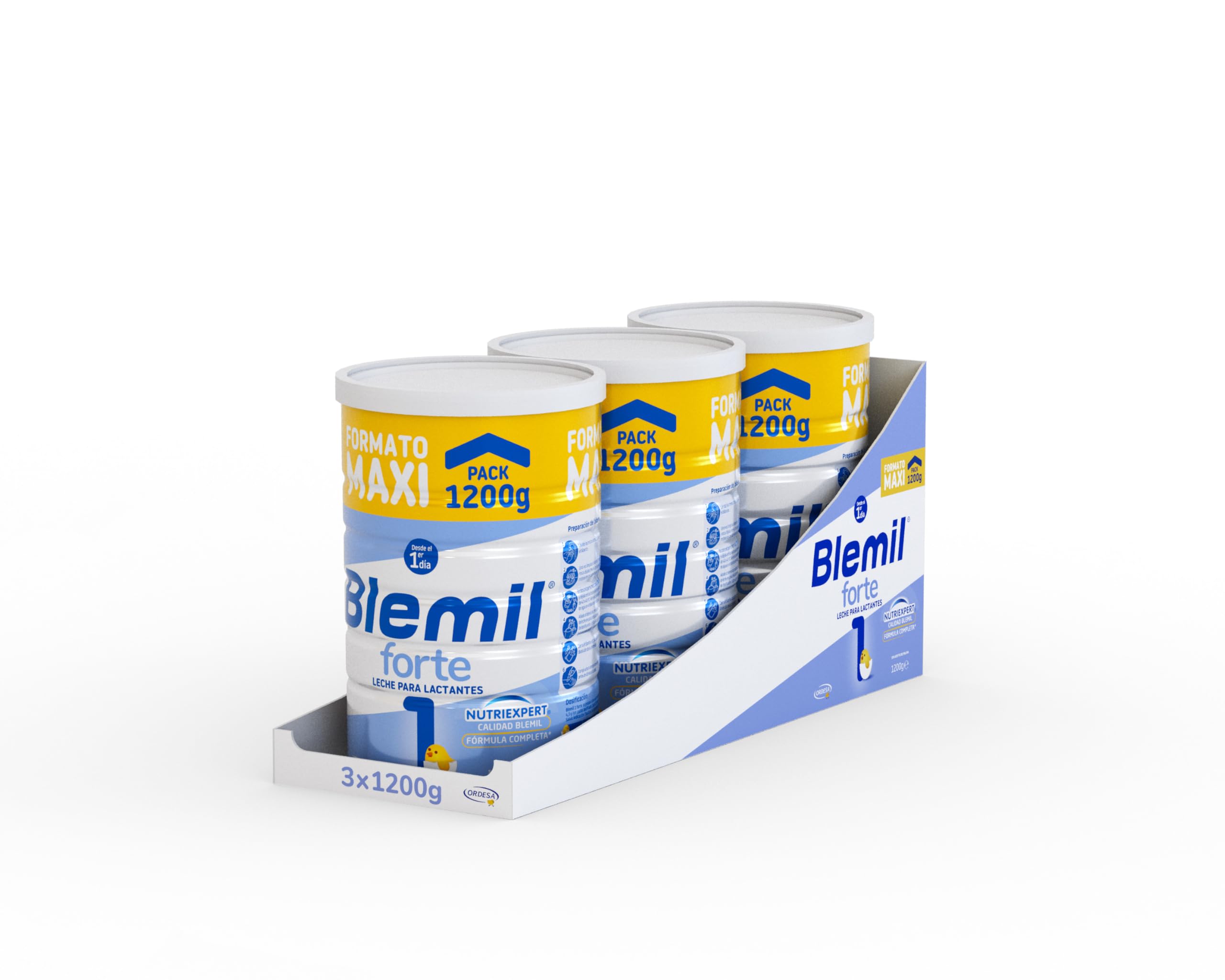 Blemil Plus 1 Forte 3PACK | 3600g | Leche de Inicio en polvo Desde el Primer Día - Formato Ahorro - Amazon Exclusive