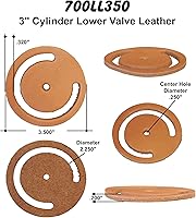 Vista 1 de Merrill MFG 700LL350 - Válvula inferior universal de piel, 3.60 x 3.60 x 0.20 pulgadas