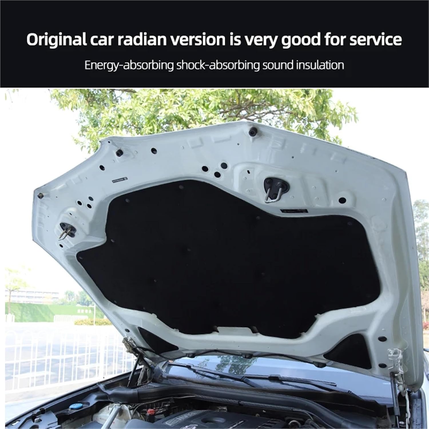 Compatible For BMW X3 G01 X4 G02 2018 2019 2020 2021 22 Auto Engine Hood Sound Heat Insulation Cotton Soundproofing Cover Car Accessories(03)