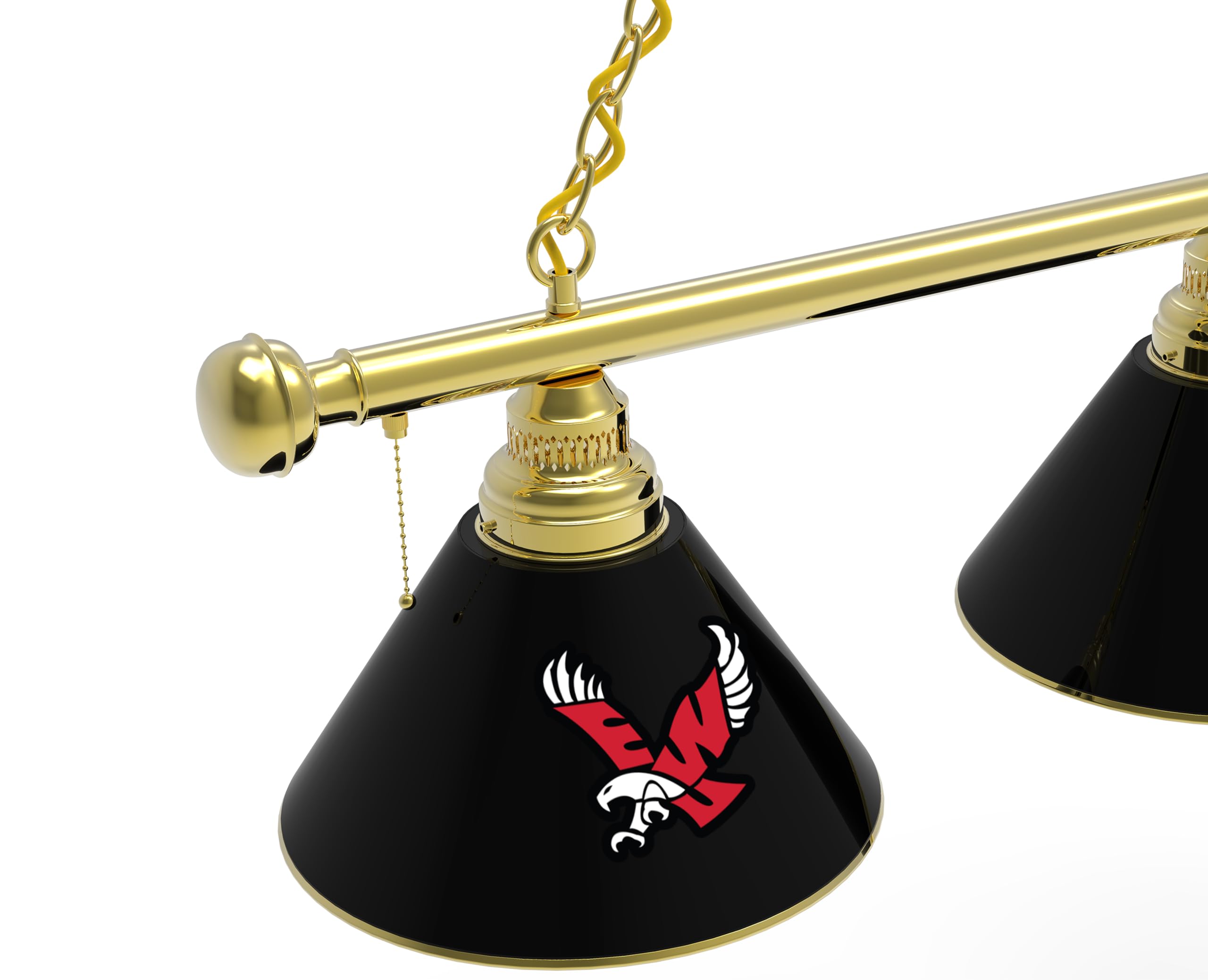 Holland Bar Stool Co. Eastern Washington 3 Shade Billiard Light with Brass Fixture by The