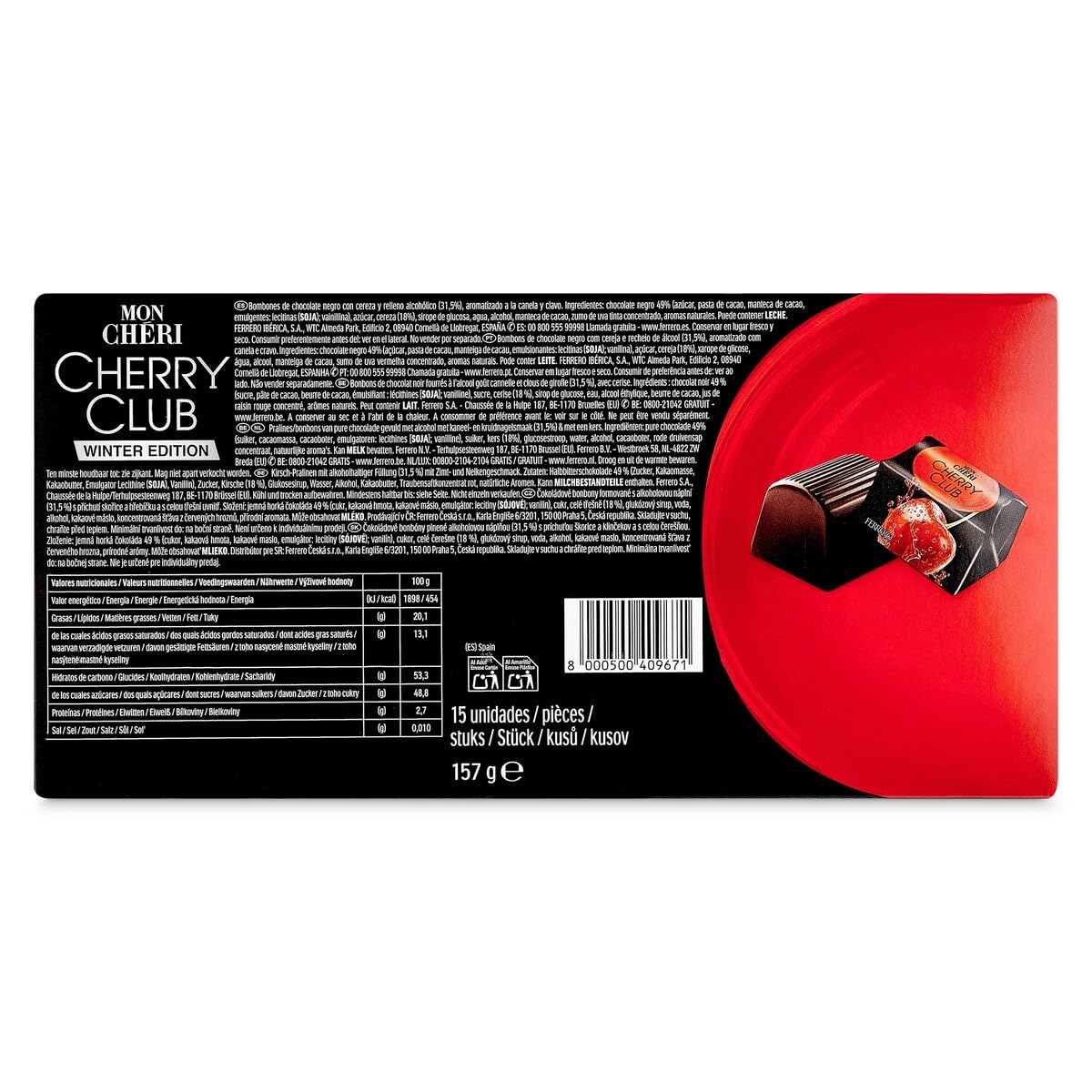 MON CHERI Bombón Vodka Cinamon, T15