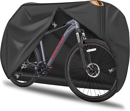 Comnova - Funda para bicicleta de transporte para 1 bicicleta, fundas para bicicleta al aire libre para 1 bicicleta en el portabicicletas trasero,