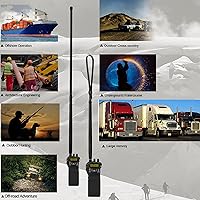 Vista 7 de HYS Antena BNC de radio CB de mano de 27 Mhz para Cobra HH50WXST HHRT50 Midland 75-822 75-785 Uniden PRO401HH PRO501HH Radio portátil de mano CB-Way