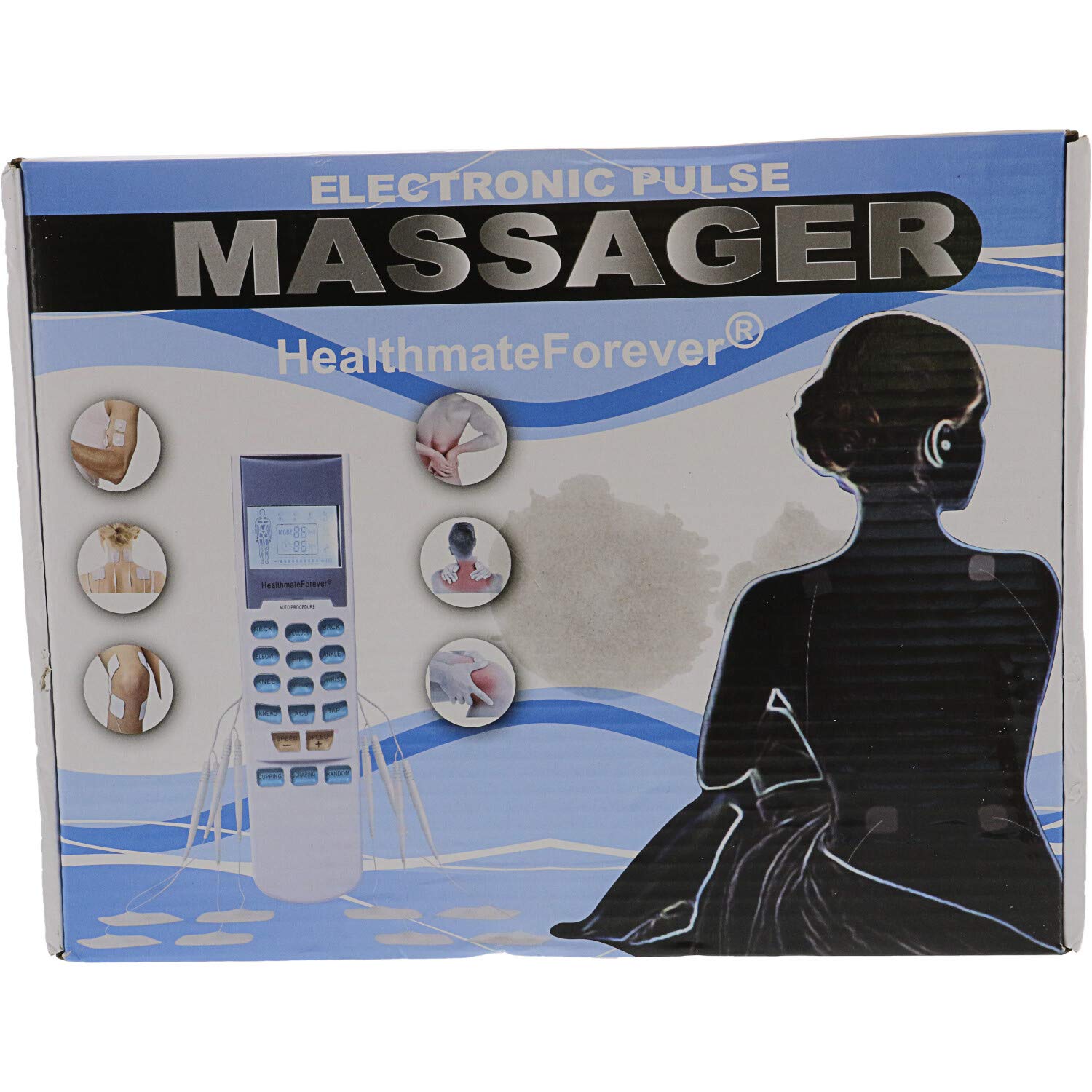 HealthmateForever - Electronic Pulse Massager Handheld YK15AB