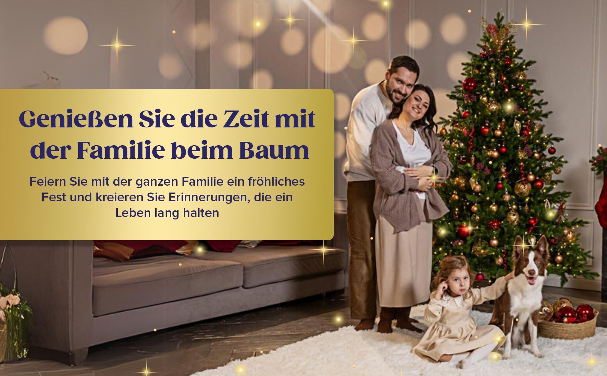 EveXmas - Adele Grün-185 cm- 100% Spritzguss-Künstlicher Weihnachtsbaum-Tannenzweige aus 100% Polyethylen- auf Metallständer- Aufbewahrungstasche und Baumkorb im Lieferumfang enthalten