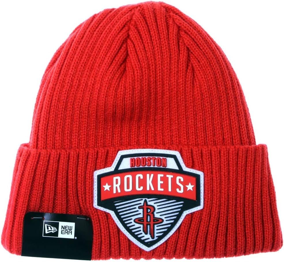 New Era NBA 2020 Tip Off Knit Beanie (Houston Rockets)