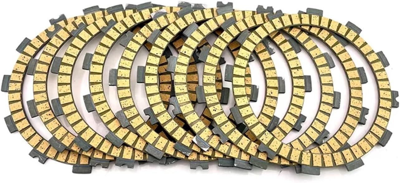 Clutch Friction Disc Plate Kit Compatible With KAWASAKI ZX600 Ninja ZX6R ZX-6R ZX-6RR 1995-2003 ZZR600 2005-2007 ZR750L Z750S 2006-2010