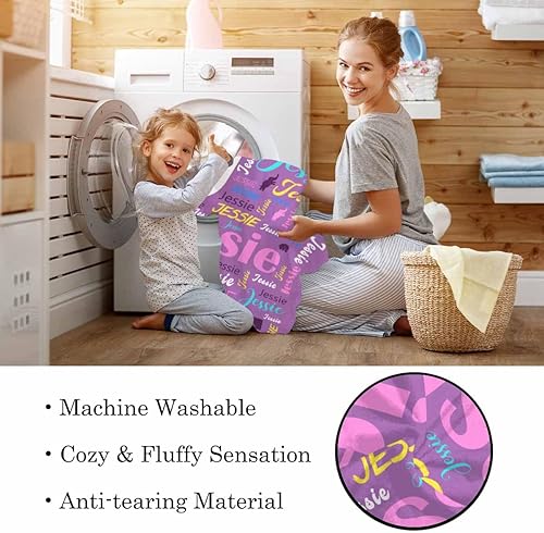 Miniatura 6 de casecoco Mantas de Navidad personalizadas con nombre para adultos y niños, manta de bebé personalizada de forro polar suave, mantas para hombres y