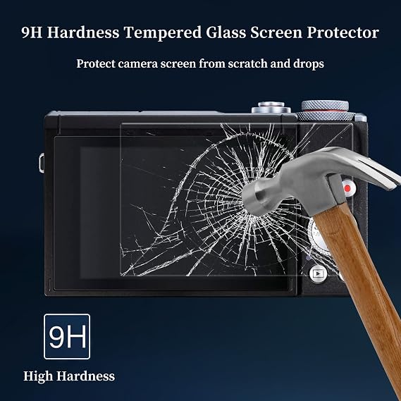 Didisky [2 Pack] Screen Protector for Canon G7X Mark III Camera, 0.3mm 9H Hardness,Tempered Glass,Anti-Scrach,Anti-Fingerprint,Anti-Bubble