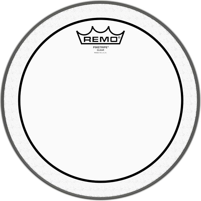 Remo Schlagzeugfell głowica bębna w paski przezroczysta 10" PS-0310-00