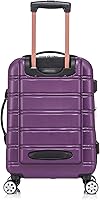 Vista 178 de Rockland - Maleta de viaje Melbourne, rígida y expandible, con ruedas giratorias, Azul