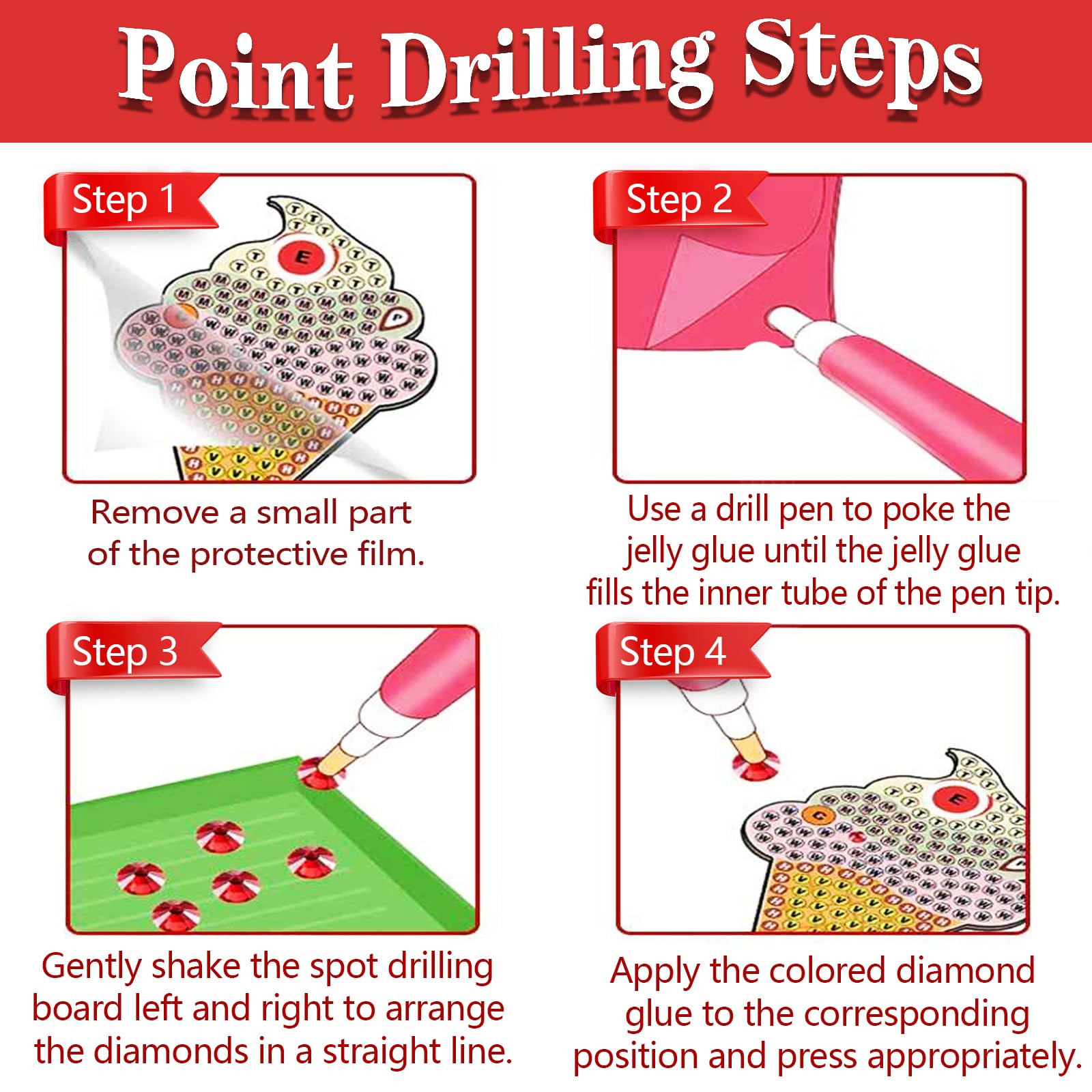 DIY Diamond Painting Weihnachtsanhänger – 15 Sets Zum Basteln, Inkl. Strasssteine & Zubehör
