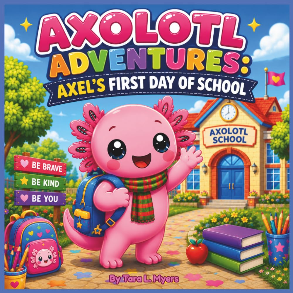 Axolotl Adventures: Axel’s First Day of School: A Heartwarming Story About Courage and Friendship for Kids Ages 3–7| Axolotl storybook| Animal ... (COLLECTION OF AXOLOTL ADVENTURES STORYBOOKS)