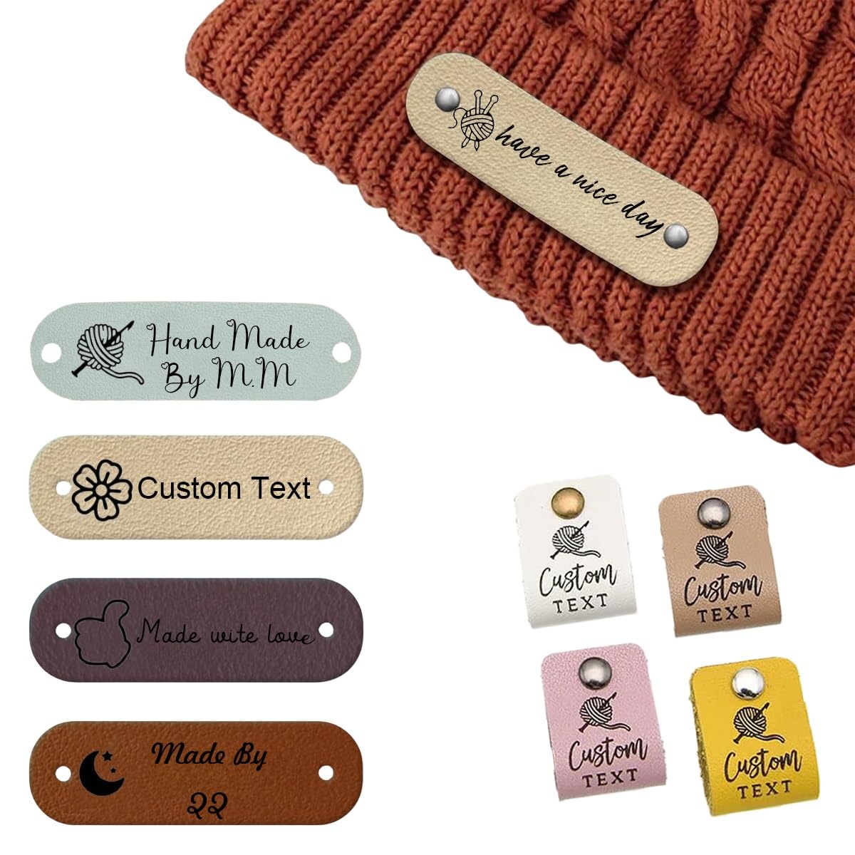 2 Piezas Parche Bordado Personalizado Con Etiqueta De Nombre De