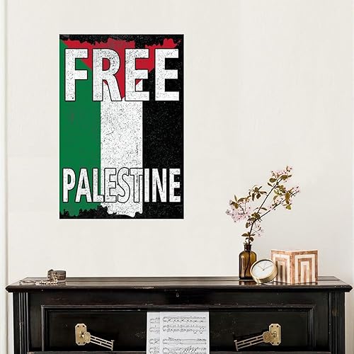 Miniatura 4 de Calcomanías de vinilo para pared, calcomanías de pared positivas de Palestina, arte de pared, mapa de estado, esquema, calcomanías de pared para