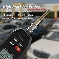 Vista 5 de Medidor de espesor de revestimiento de automóvil para compradores de automóviles usados, medidor de espesor de pintura de mil metros de pintura