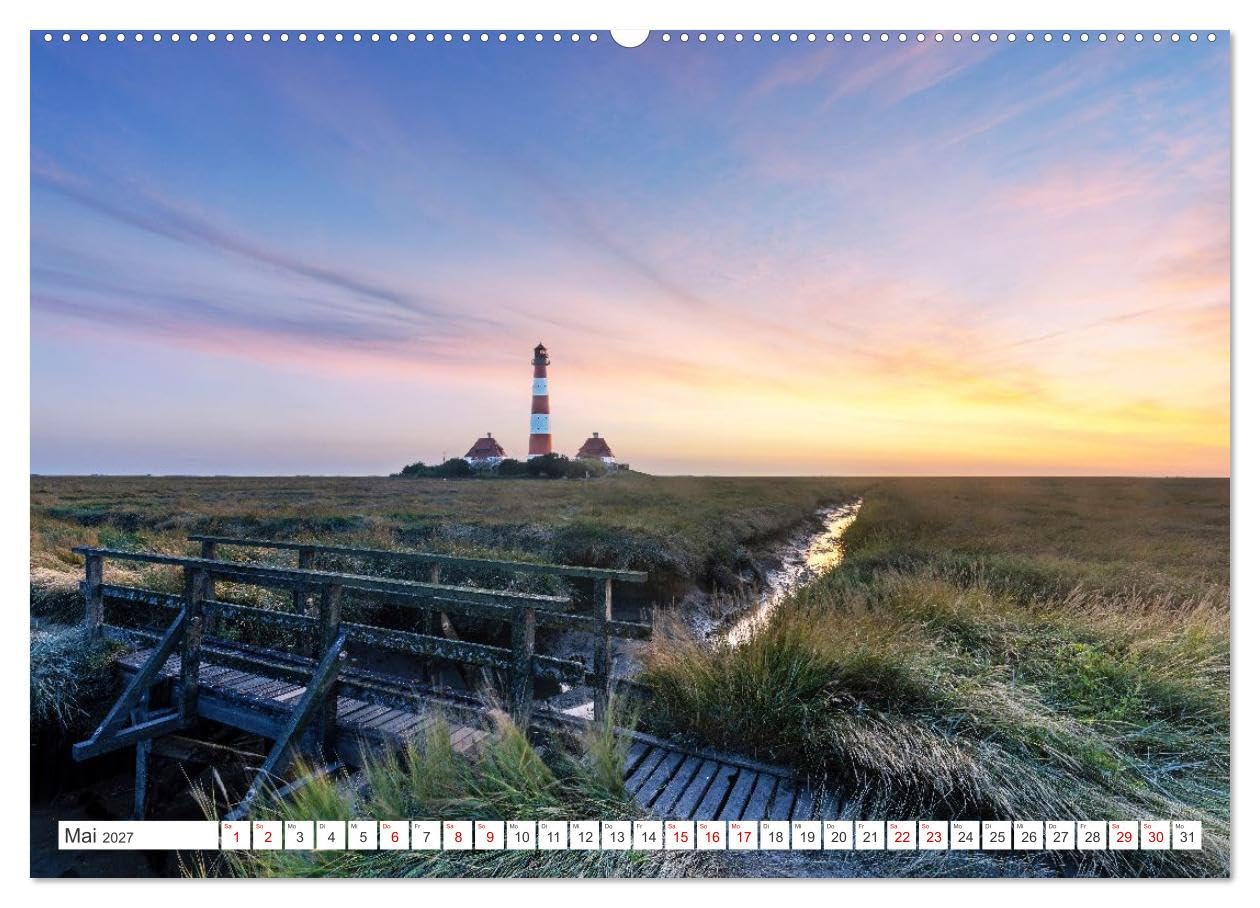 CALVENDO · Schleswig-Holstein - Momente zwischen den Meeren (Kalender 2027) | DIN A2 Querformat · Wandkalender · Deutschlands Norden ist einzigartig