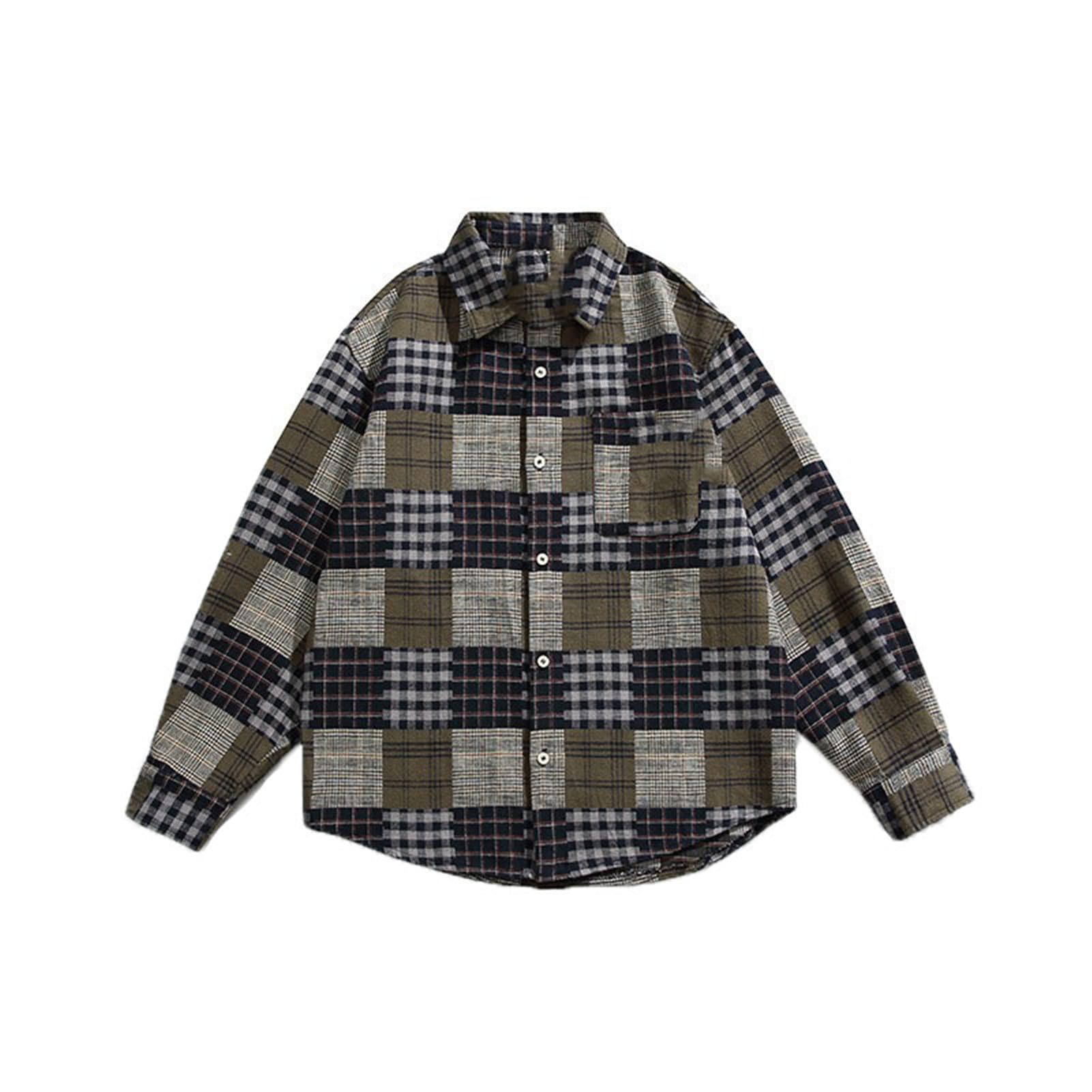 Chemise Ample à Revers pour Hommes Idéale pour les Balades d'Automne - 6