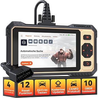 ThinkScan 662 OBD2 Car Diagnostic Tool | 12 reset function + 4 system diagnostics (ECM/TCM/SRS/ABS), car diagnostic device fo