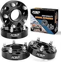KSP 1.5" Hubcentric Wheel Spacers for Ram 1500 5x139.7 Forged Aluminum Black Set of 4 - 2012-2018 Dodge Ram 1500 5-Lug