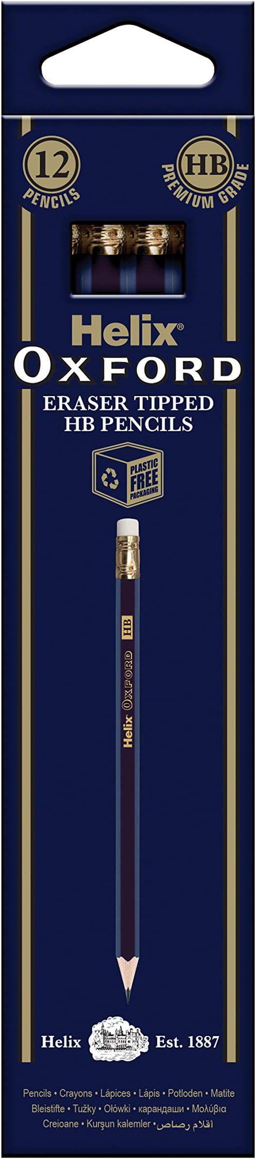 Helix Oxford HB Pencils (Pack of 12), P35010