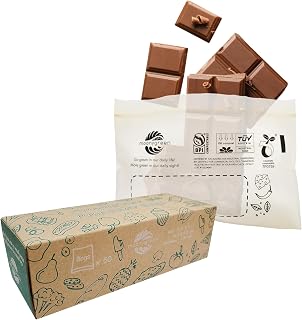 Compostable Food Storage Bags, Resealable Snack Bags, 50 Count, 6.5 x 3.7 inches, Extra Thick, Certified US BPI ASTM D6400 Europe OK Compost