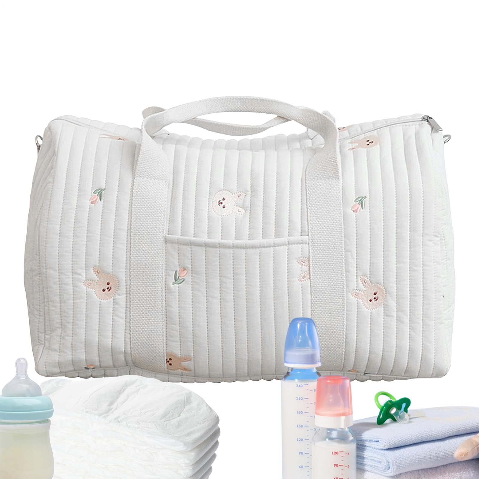 Borsa per Pannolini - Organizzatore Viaggio Portatile Grande Capacità - Borsa Da Viaggio Per Ospedale E Parto - per Mamma Papà Genitori Gravidanza Parto Ospedale Asilo