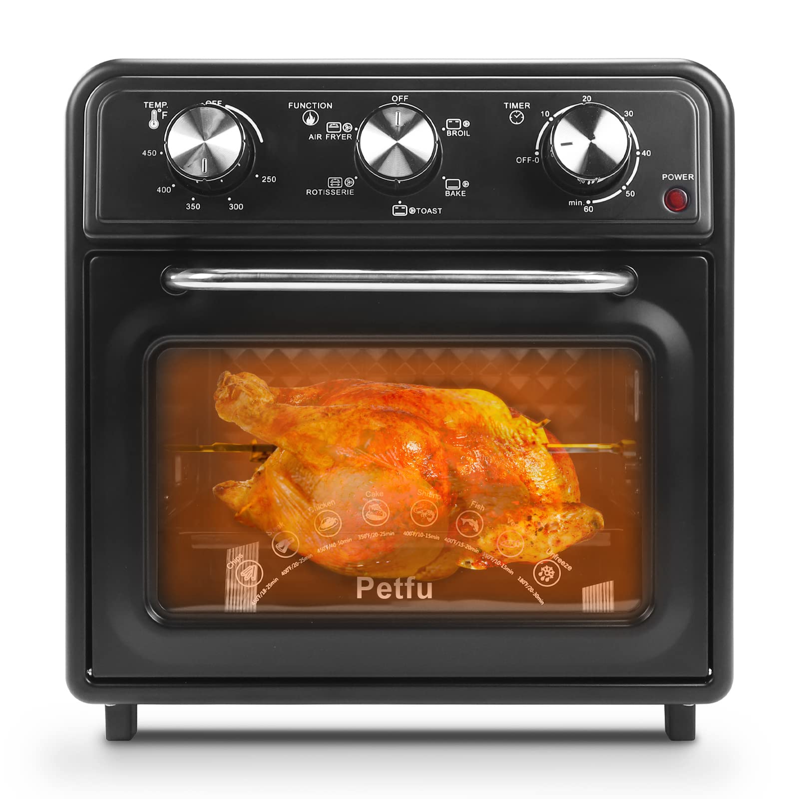 Buy Toaster Oven Air Fryer Combo Large 21.2 QT with 10IN1 Air Fryer
