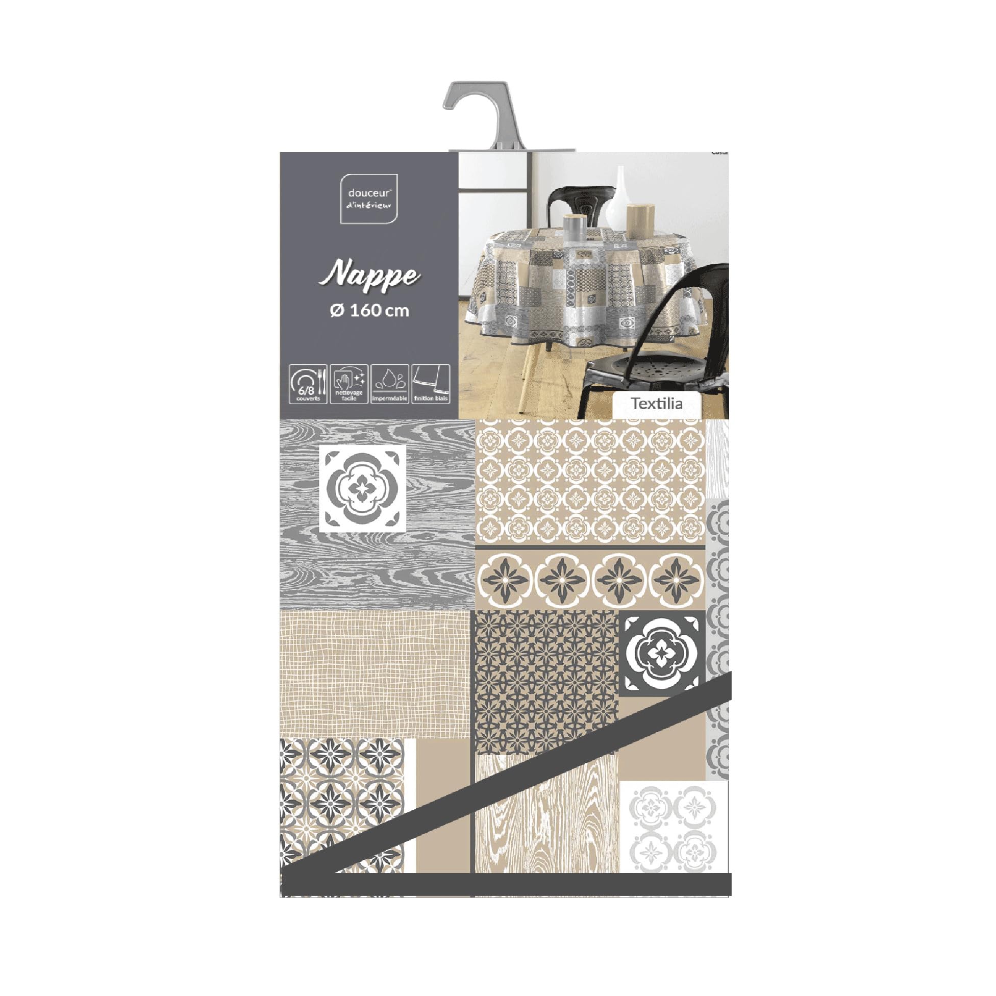 Douceur D'intérieur Costa Nappe, (0) 160 Cm