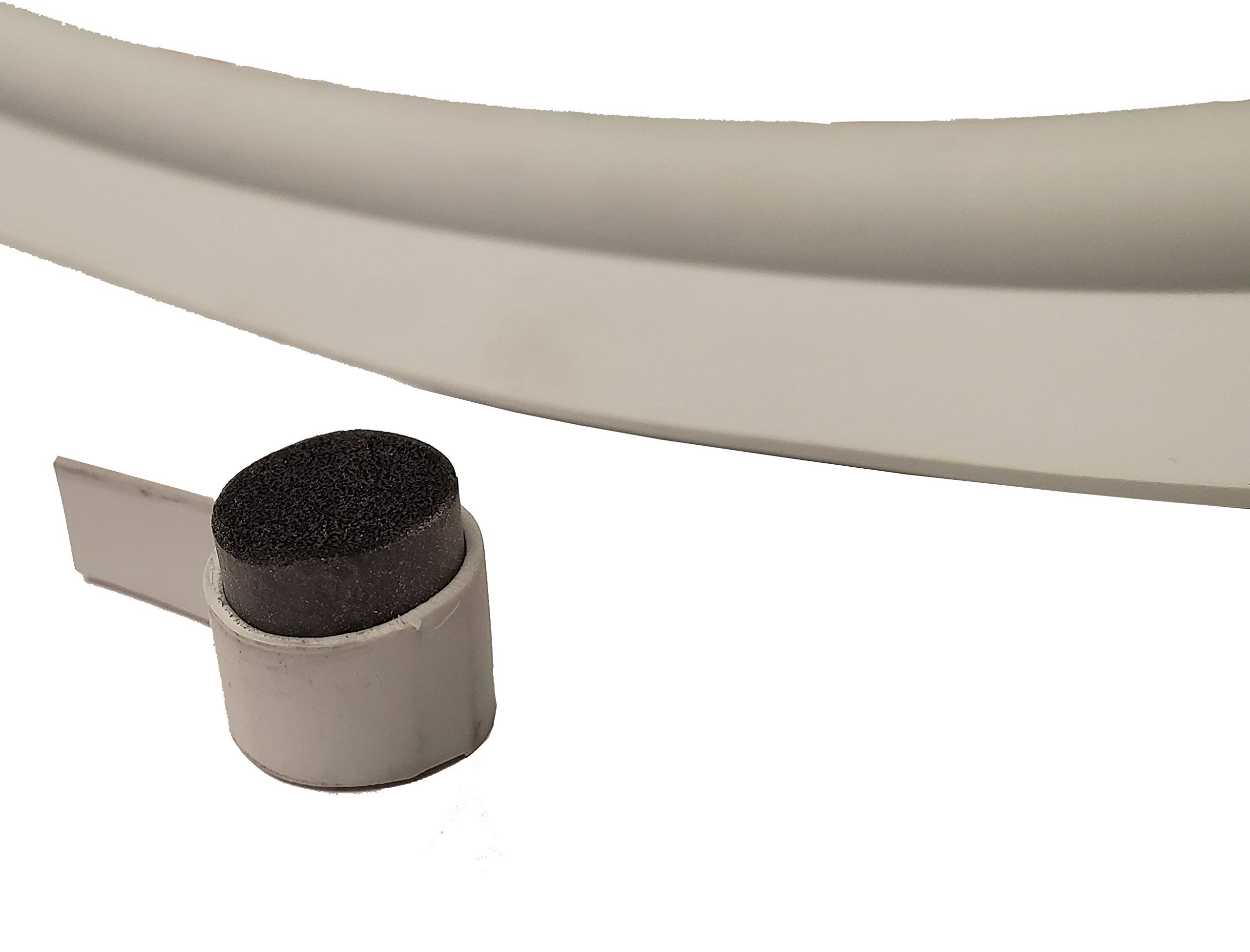 Herco Water-Resistant Neoprene Sponge Core Flange Mount Seal Gasket - 1/2