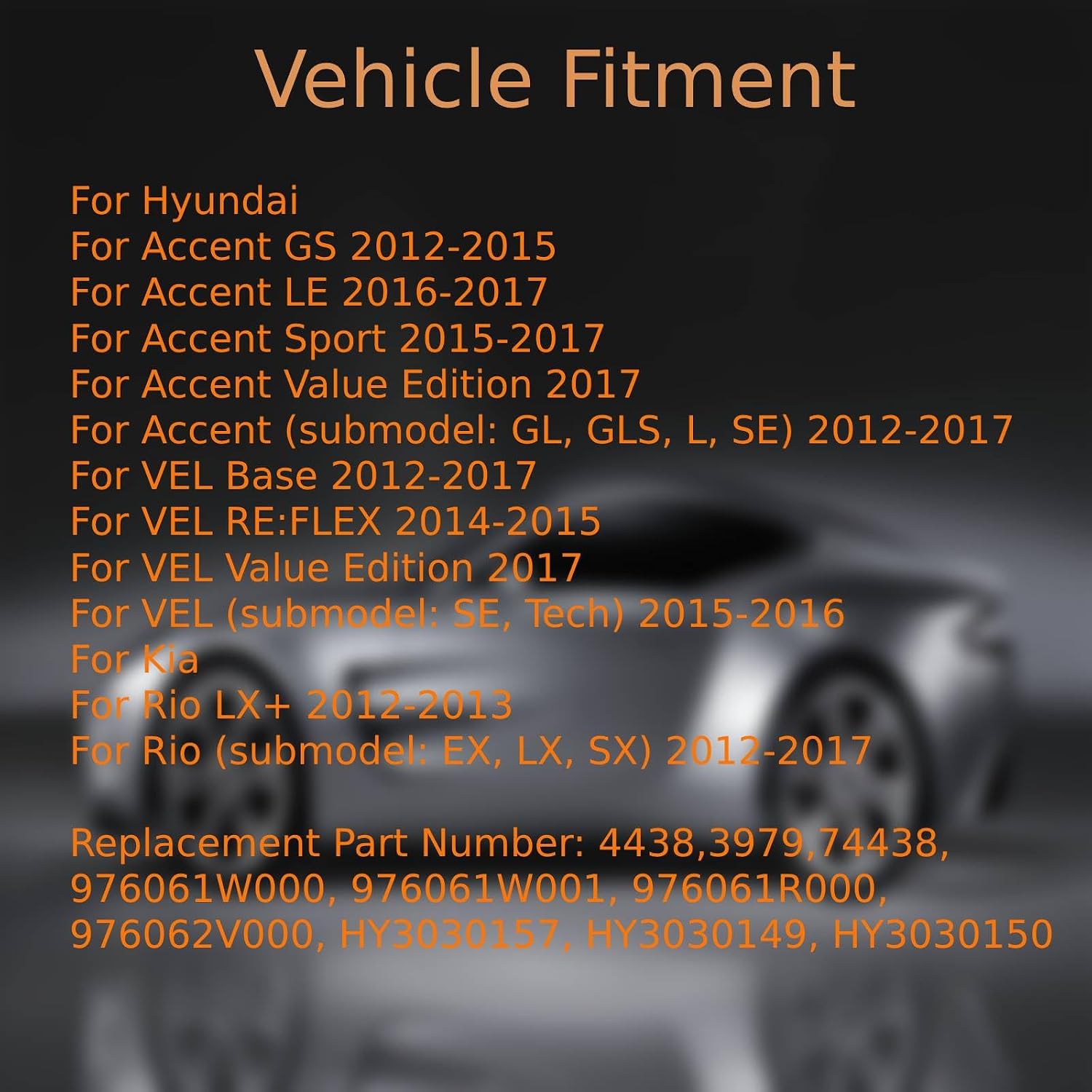 AC Condenser Replacement for 2012-2017 Hyundai Accent SE Kia Rio EX LX+ L4 1.6L Replacement for AC Air Conditioning A C Condenser 2013 2014 2015 2016 12 13 14 15 16 17