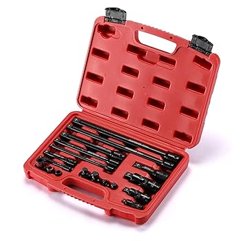 Amazon.com: MIXPOWER 18 件式驅動工具配件組,CR-V 鋼,黑色磷酸